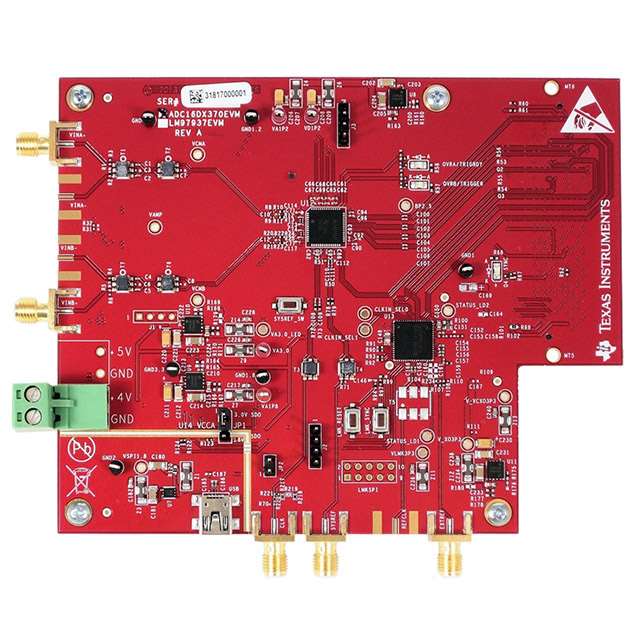 ADC16DX370EVM Texas Instruments  Cartes d'évaluation - Convertisseurs analogique-numérique (CAN)